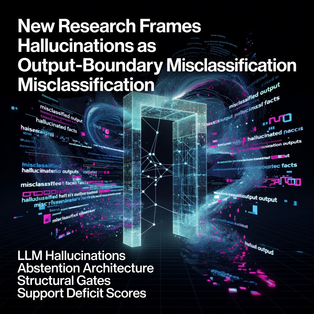 New Research Frames Hallucinations as Output-Boundary Misclassification