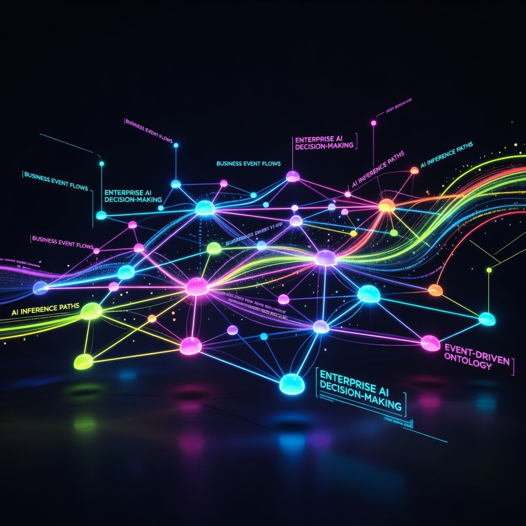 LOM-action: Event-Driven Ontology Simulation for Enterprise AI