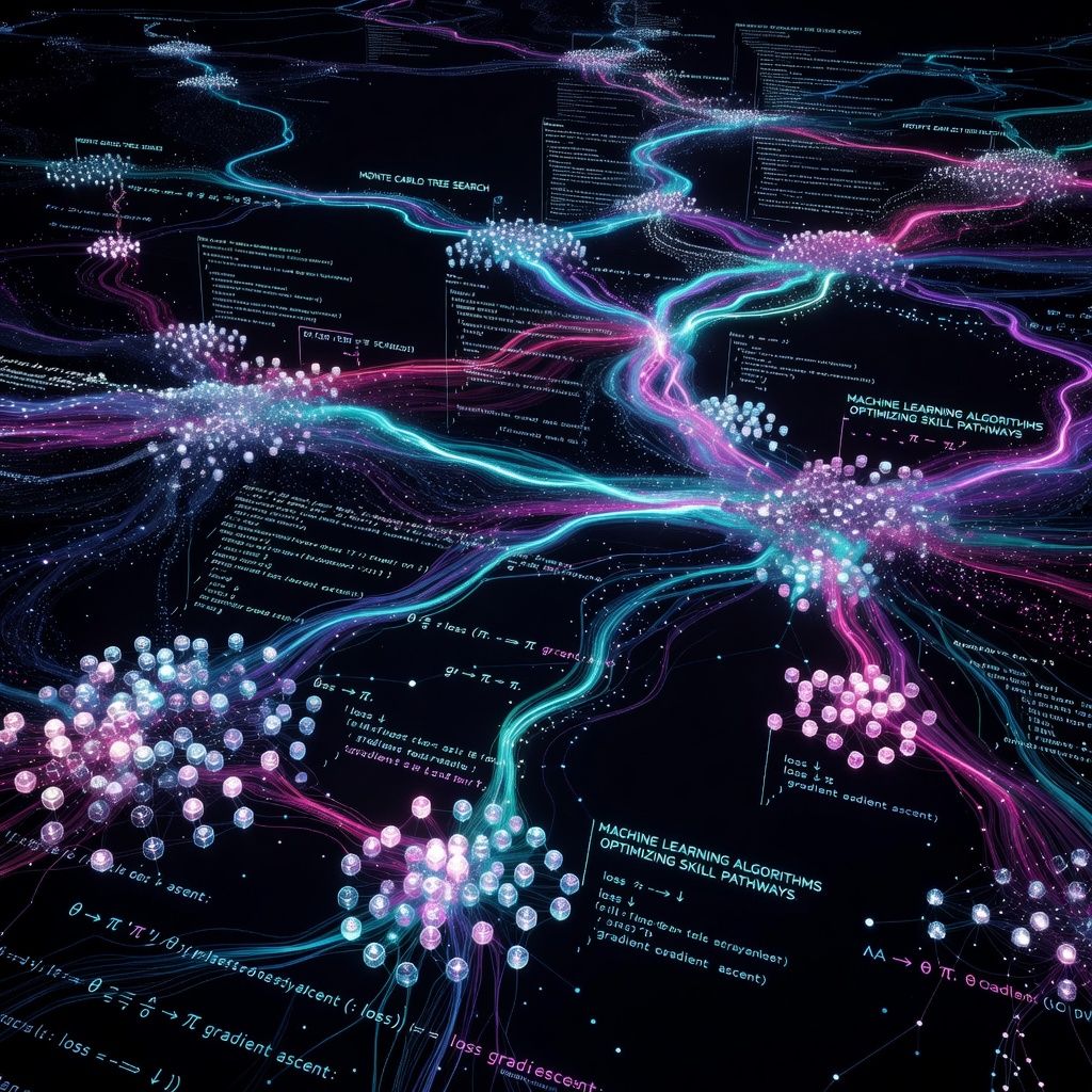 Bilevel Optimization of Agent Skills via Monte Carlo Tree Search