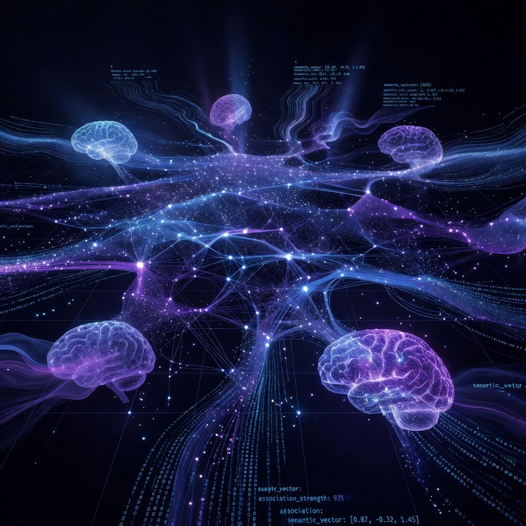 LLMs' Hidden States Mirror Human Semantic Associations in Feature Space