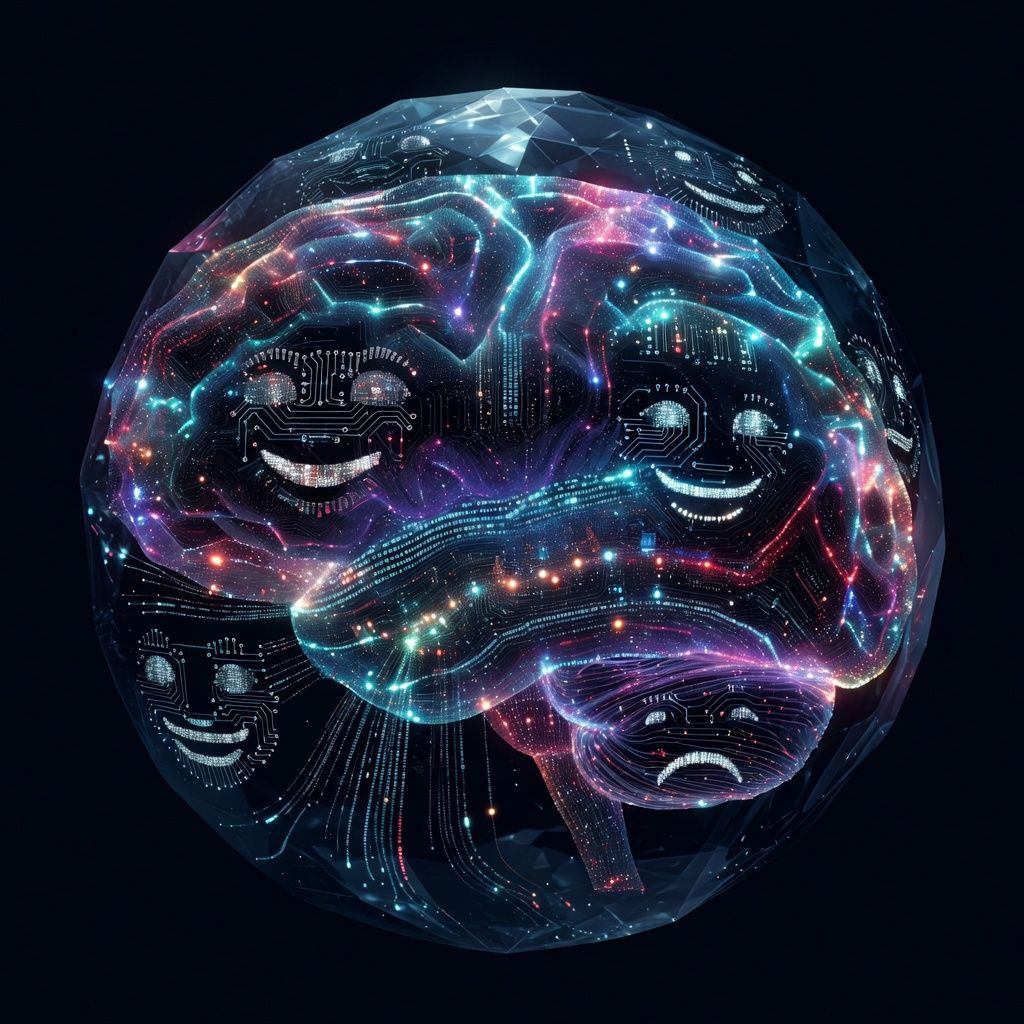 AI Brains Process Negative and Positive Emotions Differently